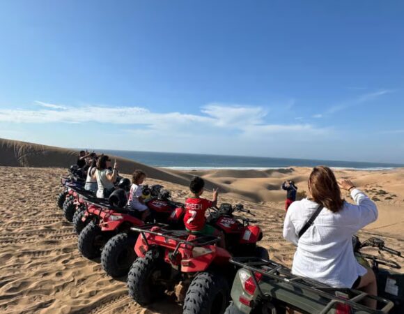 Agadir: Quad biking ATV Desert & Beach Tour & Sandboarding