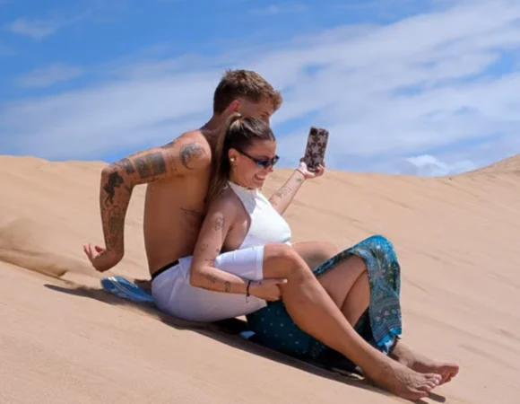 Agadir/Taghazout: Beach Quad Bike & Desert Sandboarding Tour