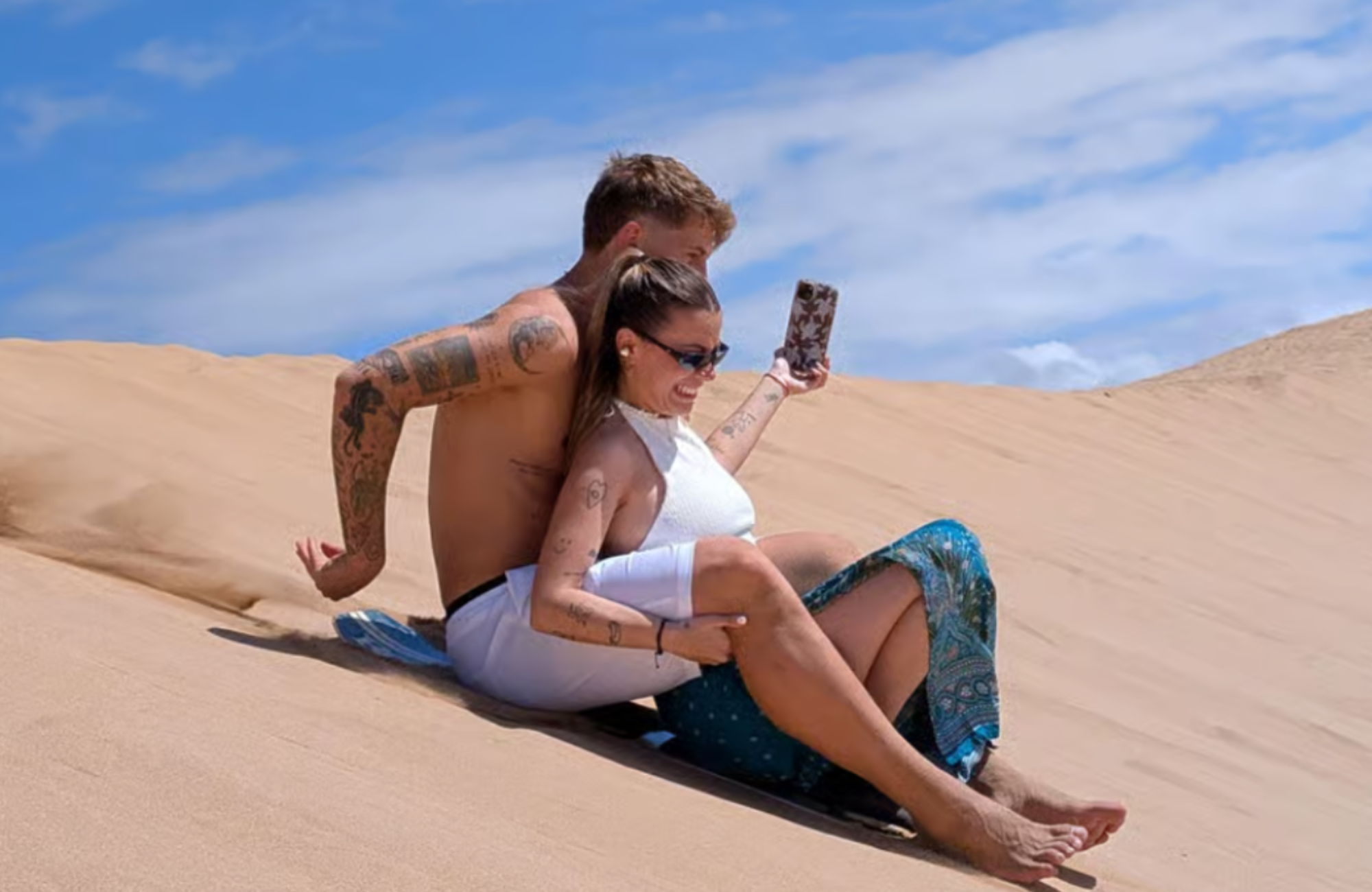 Agadir/Taghazout: Beach Quad Bike & Desert Sandboarding Tour