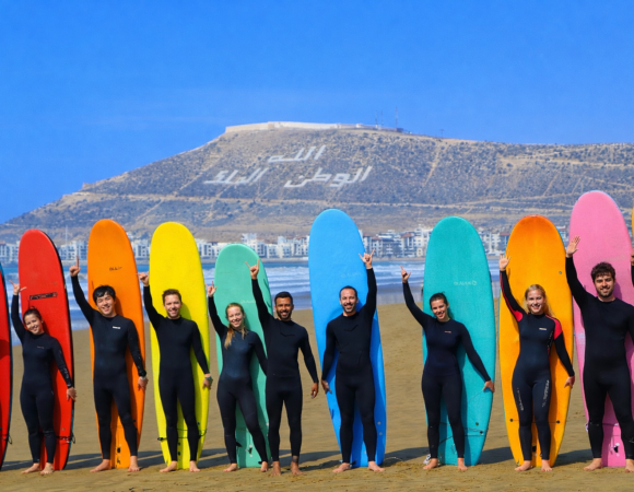 surfing lessons Agadir